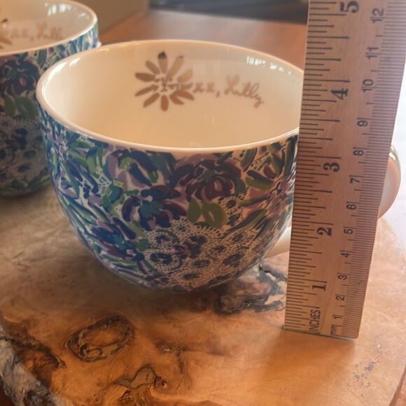 Lily Pulitzer Blue Floral Mug Set - Picture 6 of 7